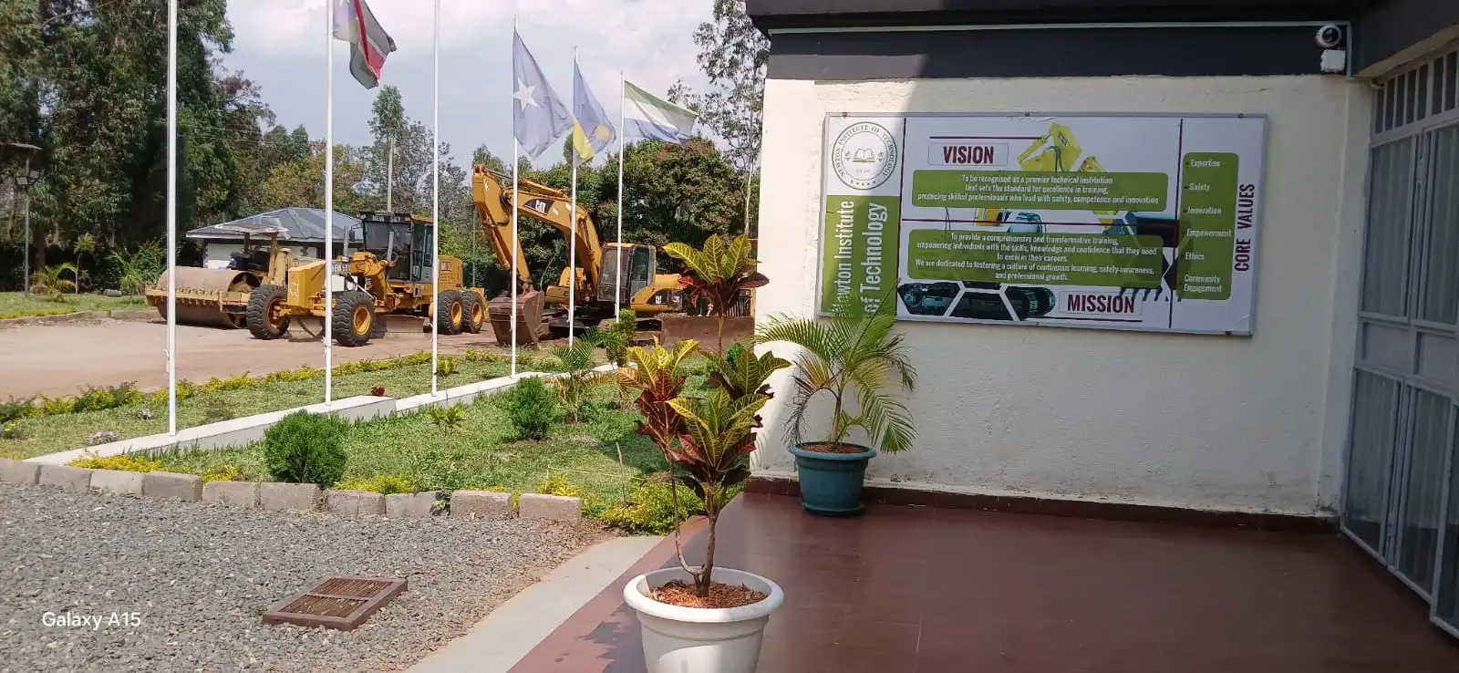 Newton Institute of Technology Campus main entrance banner