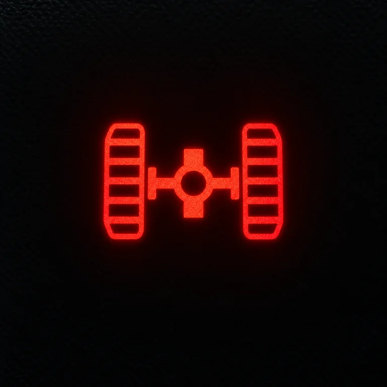 Bulldozer dashboard drive-system warning sign