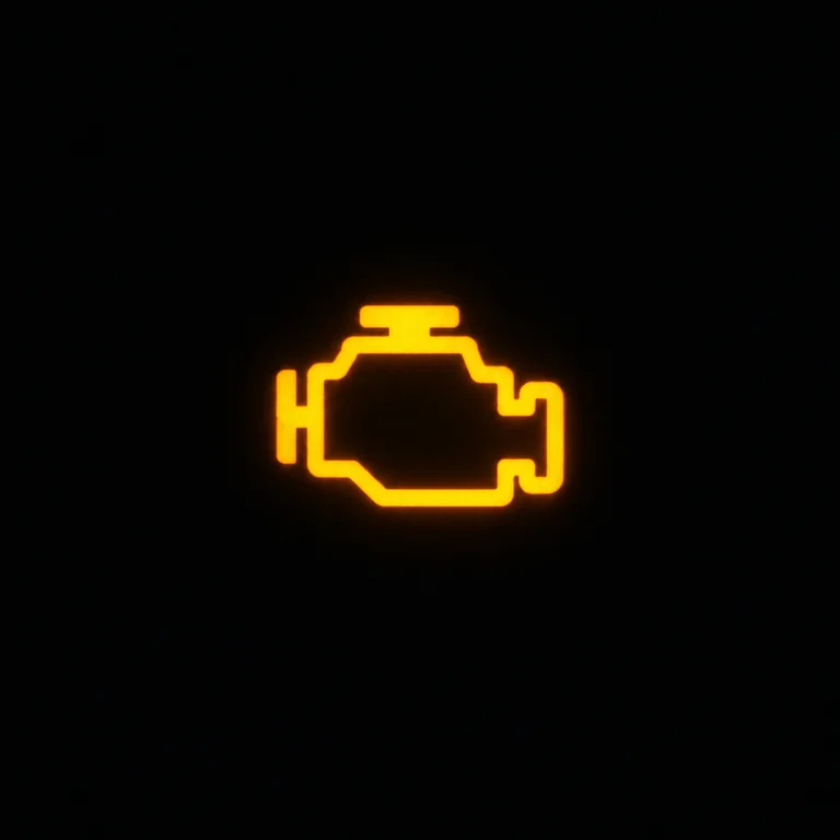 Bulldozer dashboard engine system sign