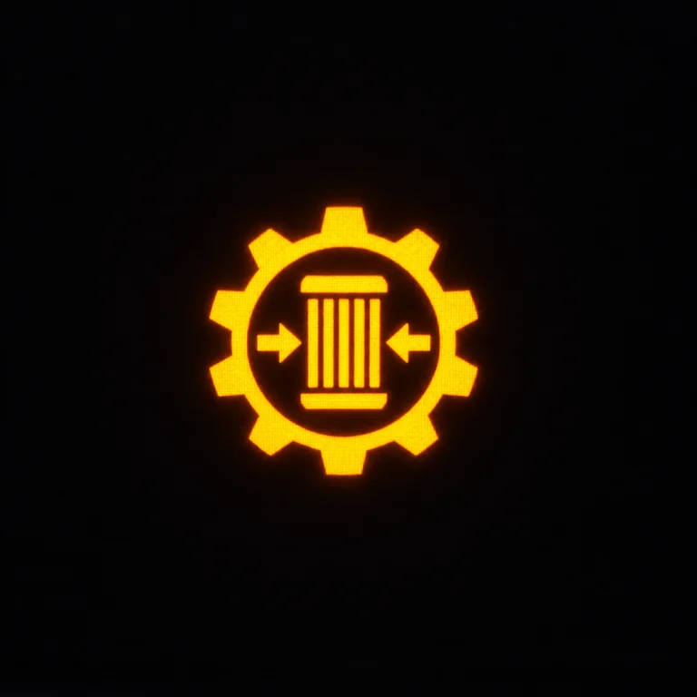 Bulldozer dashboard transmission filter restriction sign