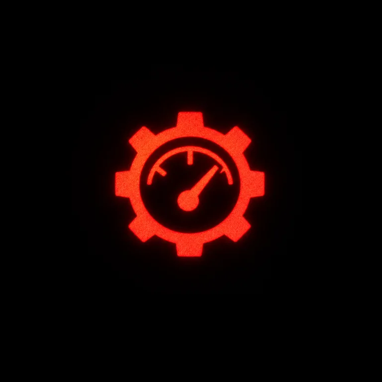 Bulldozer dashboard transmission / hydrostatic pressure sign