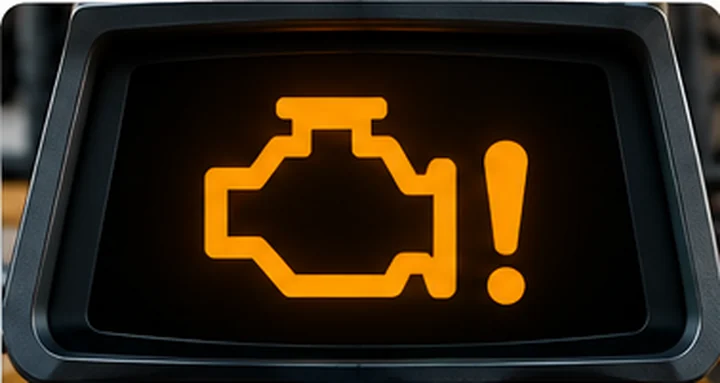 Motor grader engine-system warning