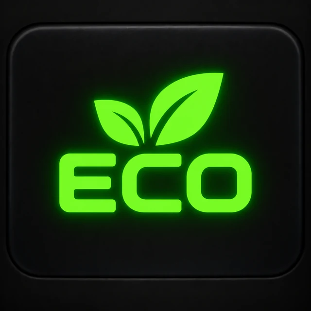 Motor roller eco mode dashboard symbol